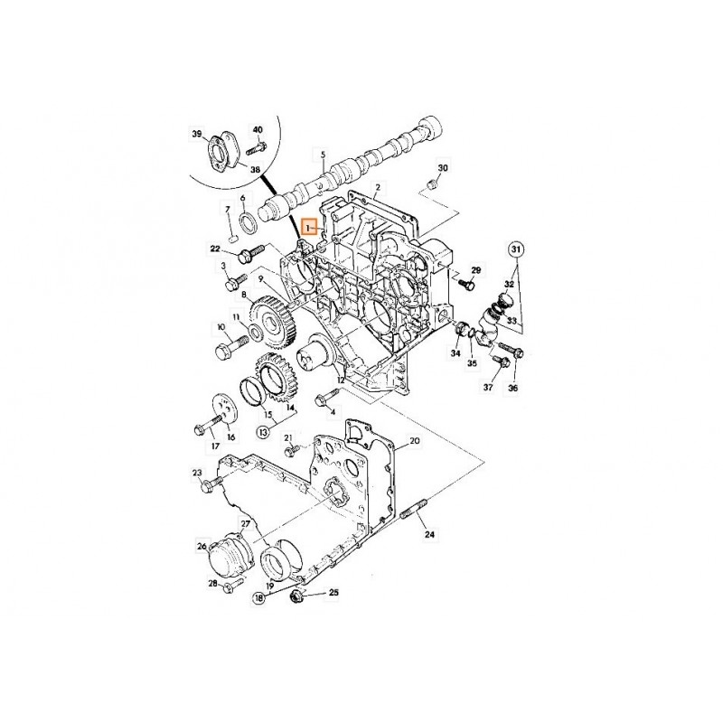 Carcasa distributie motor Perkins | Team Utilaje - Comanda Piese ...
